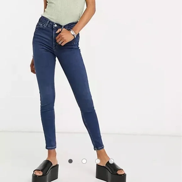Topshop high rise skinny jeans - Picture 3 of 5